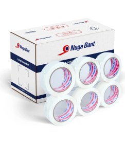 Resim Nuga 45 mm x 100 mt Beyaz Koli Bandı 2520 Adet 