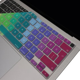 Resim McStorey Macbook Air M1 Klavye Kılıfı Türkçe Q Baskı A2179 A2337 ile Uyumlu Dazzle 