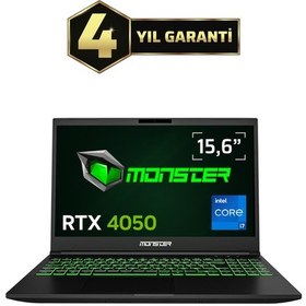 Resim Monster Abra A5 V20.7.5 i7 13620H 32 GB 1 TB SSD 6 GB RTX4050 15.6" W11H FHD Dizüstü Oyuncu Bilgisayarı 