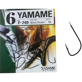 Resim Sasame F-749 No:6 Yamame Serisi Olta İğnesi 19 Adet 