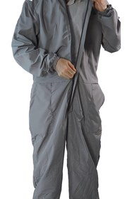 Resim Yeniden Yıkanabilir Kapüşonlu Terletmez Koruyucu Tulum, İşçi Tulumu, Boyacı Tulumu, Çiftçi tulumu, İş Tulumu - L / XL 