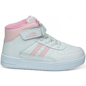 Resim Ndrops 09-24 Deri Outdoor Kız Çocuk Spor Bot Beyaz Pembe 26-30 Beyaz 