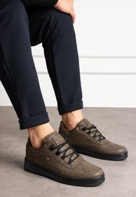 Resim L.A Polo Rahat Kalıp Günlük Erkek Vizon Sneaker 519 