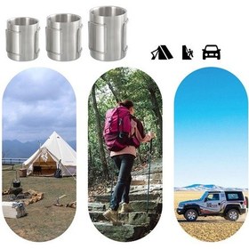 Resim Vkemall 200ml Çift Katlı Paslanmaz Çelik Çırakçılı Çadırcıklı Bardak, Isı Yalıtımı, Taşınabilir Kahve/su Bardağı Çok Renkli 