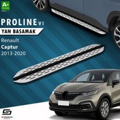 Resim S-Dizayn Renault Captur OEM Still Pro V1 Aluminyum Yan Basamak 173 Cm 2013-2020 