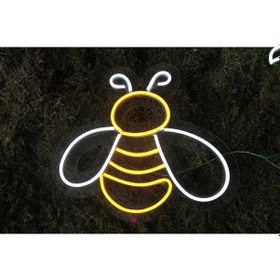 Resim Neon Tabela Neon Dekoratif Duvar Aydınlatması Arı Renkli 