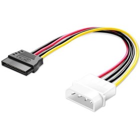 Resim 4 Pin Lp4 Molex Erkek To Sata Power Güç Kablosu 