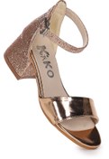 Resim Kiko Kids Sheila Ayna Kum Günlük Kız Çocuk 3 Cm Topuklu Sandalet Abiye Ayakkabı 