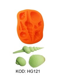 Resim Silikon Kalıp İstiridye Hg-121 Turuncu 