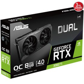 Resim ASUS TUF-RTX3060TI-O8GD6X-GAMING 8GB HDMI 256Bit 