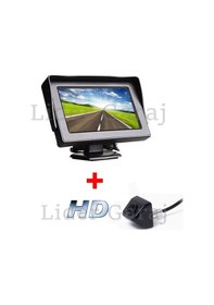 Resim lidergaraj Kameralı Park Sensörü 4.3'' Ekran++Pramit Kamera 