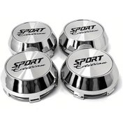 Resim Chuangyinshop Black- 4 Adet Spor Jant Kapağı 60mm Enkei Rpo1 Rays Volk Ssr Toz Önleyici Kapaklar 