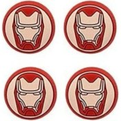 Resim Cafele Desenli Sony Ps5/ps4/ps3 Analog Koruyucu Silikon Pad-Iron Man 