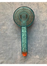 Resim Fonksiyonlu Lüx Duş Başlığı Krom Kaplı Hafif Aynalı Filtreli Gri 