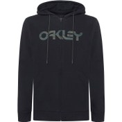 Resim Oakley Teddy Full Zip Hoddie Kadın Siyah Sweatshirt 