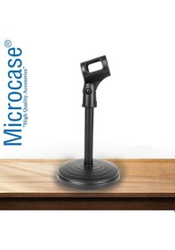 Resim Metal Ayaklı Masaüstü Mikrofon Ayaklığı Tutucu Stand - Al2323 