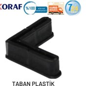 Resim Mekoraf Mekoraf Çelik Raf Profili Plastik Taban 20 Adet Fiyatıdır 