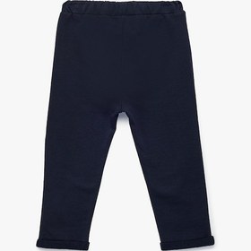 Resim Koton Pamuklu Katlamalı Paça Düğme Detaylı Eşofman Altı Lacivert 6smb40040tk Lacivert 