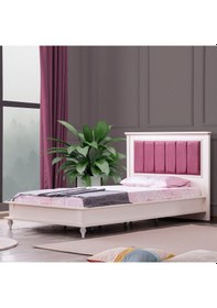 Resim Genç Odası, Ezgi Lüx Genç Odası, Dolap Karyola Komodin Beyaz 