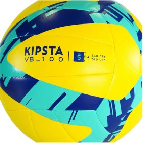 Resim ALASTOR Kipsta Voleybol Topu Pompa Hediyeli - 5 Numara - Sarı / Mavi Profesyonel 