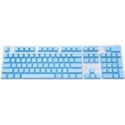 Resim 104 Tuş Universal Renkli Mekanik Klavye Tuş Takımı Kapağı Keycap Spelt