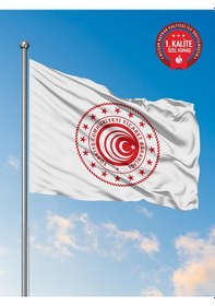 Resim Ticaret Bakanlığı Kurum Bayrağı 70x105 Cm - Raşel Kumaş 1. Kalite 70 x 105 CM 