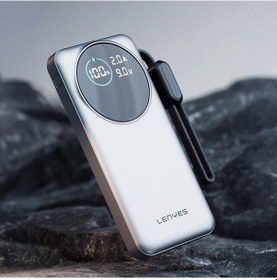 Resim Lenyes Px3004d Dijital Led Ekranlı Lightning Kablolu Powerbank 22.5w 30.000mah Gümüş 