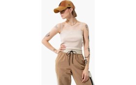 Resim Nike Sportswear Essential Kadın Bej Askılı Crop Top 