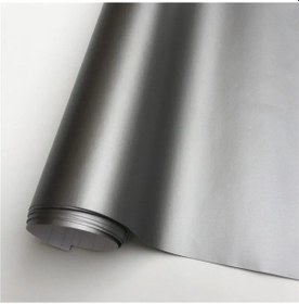 Resim Tunç Grisi-152x20 Cm-mat Siyah Vinil Film Araba Sarma Folyo Etiket Araç Sarar Konsol Bilgisayar Telefonu Kapak Cilt 