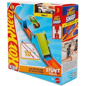 Resim Hot Wheels Stunt Trucks Akrobatik Yarış Pisti Oyun Seti JHK76-JHK78 