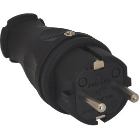 Resim Tp Electric Tp Elektrik 1X16A Kauçuk Düz Fiş 