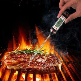 Resim Buffer® Dijital Gıda Termometresi Süt,et,yoğurt Mayalama,mama Derecesi Ölçer Gıda Termometresi 