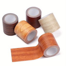 Resim 4,6m*5,7/8cm Gerçekçi Ahşap Desenli Tamir Bandı Mobilya Yeniğe Soket Çizgisi Zemin Masasın Onarım Ev Dekorasyonu, DIY Projeler, İncelemeli Restor, Şeffaf Tadilatlar Süs Bantlı Kesimler Kaliteli 3D Film Yanmaz ve Su Ge 
