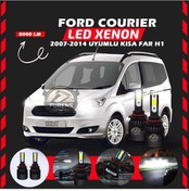 Resim Ford Courier 2007-2014 Kısa Far Uyumlu Şimşek Etkili Led Xenon Light Series H1 
