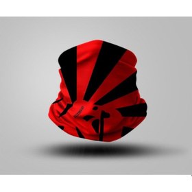 Resim Unisex Kırmızı Bandanas Siyah 