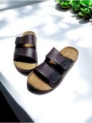 Resim Gezer Erkek Cırtlı Mantar Taban Günlük Ev Ve Dışarı Terliği 