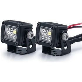 Resim Axıal Scx10 Trx4 1/10 Rc Araba İçin Modifiye Farlar Araba Üst Işıkları,c 