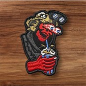 Resim Ex Patch Siyah Airsoft Taktikal Patch Arma 8 X 11 Cm 