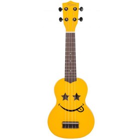 Resim Kozmos KUK-101-YW Emoji Sarı Soprano Ukulele 