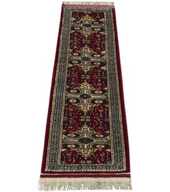 Resim Zehra Abla Halı Antika El Dokuma Nadide Şirvan Model İran Mini Yolluk Yüne Yün Halı 5855 Renkli 
