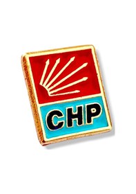 Resim Yörük Tasarım Türk Bayrağı & Chp 3 Adet Yaka Rozeti 2chp,1tütk Bayrağı Çok Renkli 