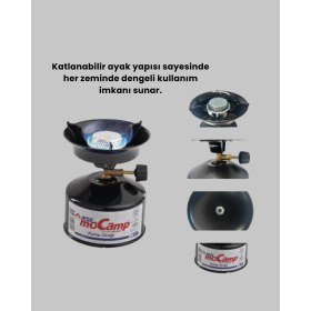 Resim Kamp Ocağı Seti Taşınabilir Tüp ve Denge Aparatlı - KR0025-5MQXC2 