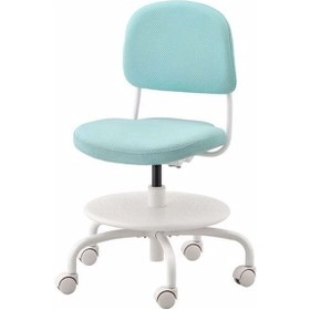 Resim Vımund Çocuk Çalışma Sandalyesi, Turkuaz Ayarlanabilen Koltuk Turkuaz 