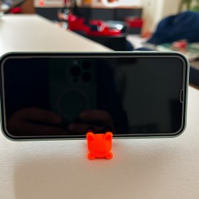 Resim lampara Sevimli Kedi Telefon Tutucu – Masaüstü Destek Standı 
