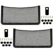 Resim Chuangyinshop 2pcs Storage Nets 2 Koltuk Depolama Filesi Araç Koltukları İçin Siyah Plastik Çok Amaçlı File Raf 