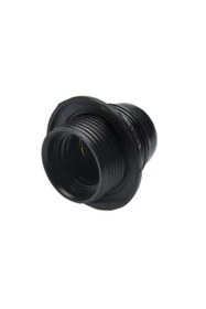 Resim özbal elektrik 10'lu Paket E27 Dişli Duy Siyah 