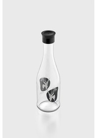 Resim Renga Gala Blossom Desenli 1000 Ml Cam Karaf 212011 Siyah 