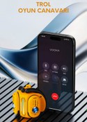 Resim VOOKA Trol Gaming Kablosuz Bluetooth 5.4 Oyuncu Kulaklık, 50 ms Gecikme, Çift Mod, HD Mikrofon ENC/TWS 