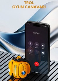 Resim VOOKA Trol Gaming Kablosuz Bluetooth 5.4 Oyuncu Kulaklık, 50 ms Gecikme, Çift Mod, HD Mikrofon ENC/TWS 