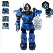 Resim Vardem DF-6051 Vardem Işıklı ve Müzikli Roket Atan Pilli Savaşçı Robot 